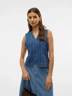 Vero Moda Carley Rhinetone Vest, , M*Dame Veste