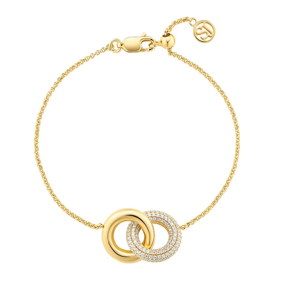 New Sif Jakobs Jewellery Carrara Armbånd, , 18 cm Gold Plated