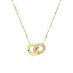 Sif Jakobs Jewellery Carrara Due Piccolo Halskæde, , 45 cm*Dame Halskæder