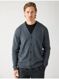 Knowledge Cotton Apparel Cashmere Knit Cardigan, , L* Cardigans