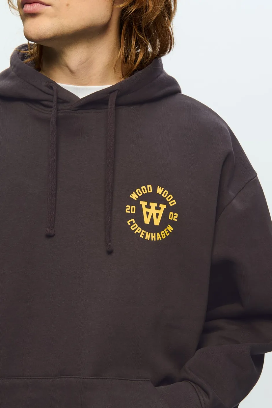 Wood Wood Cass Hættetrøje, , M* Sweatshirts & Trøjer