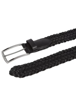 Calvin Klein Casuaæ Braided Leather Bælte, , 85 cm* Bælter