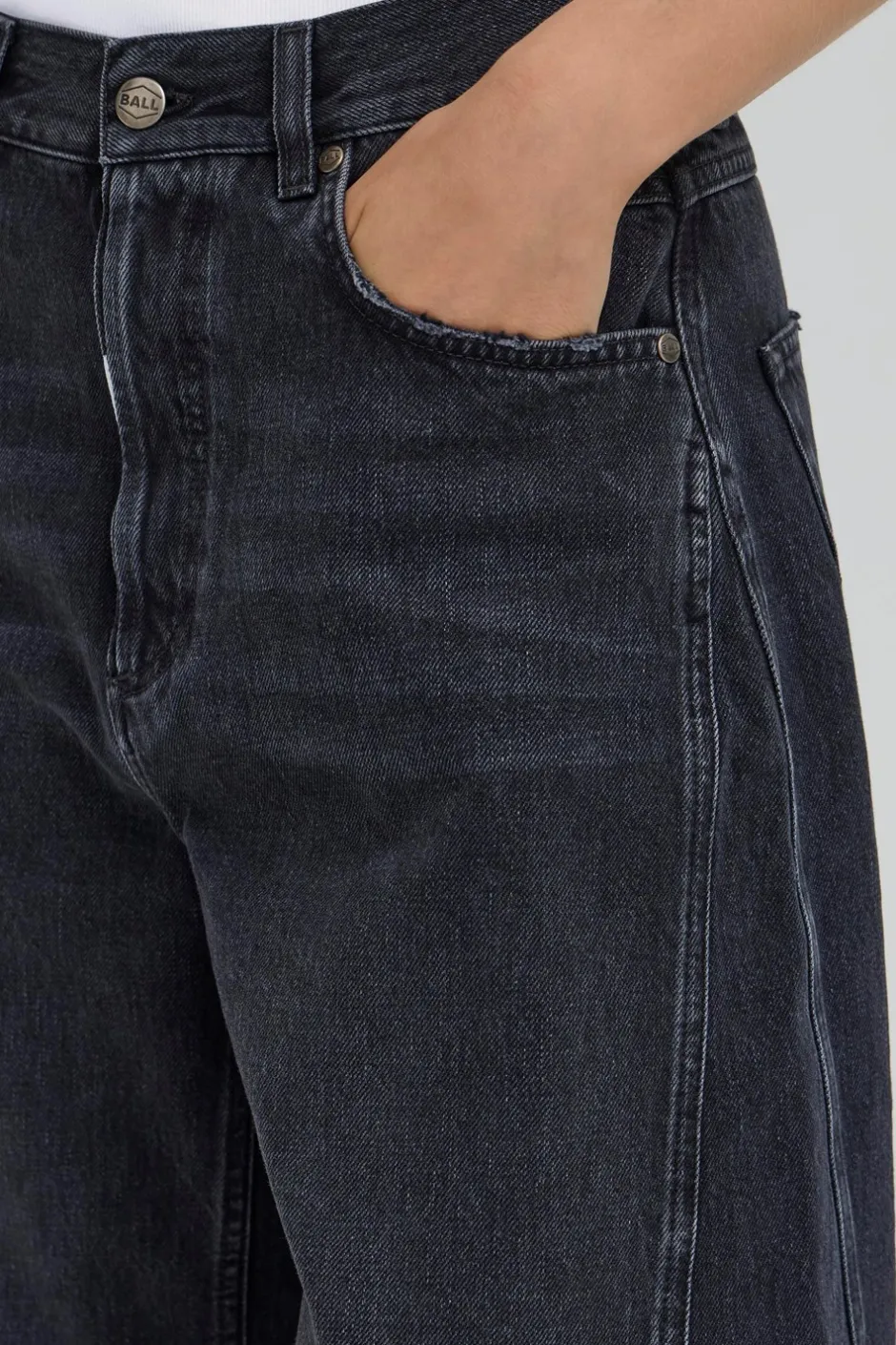 Outlet BALL Cavi Curved Jeans, , W31/L32 La Black Wash