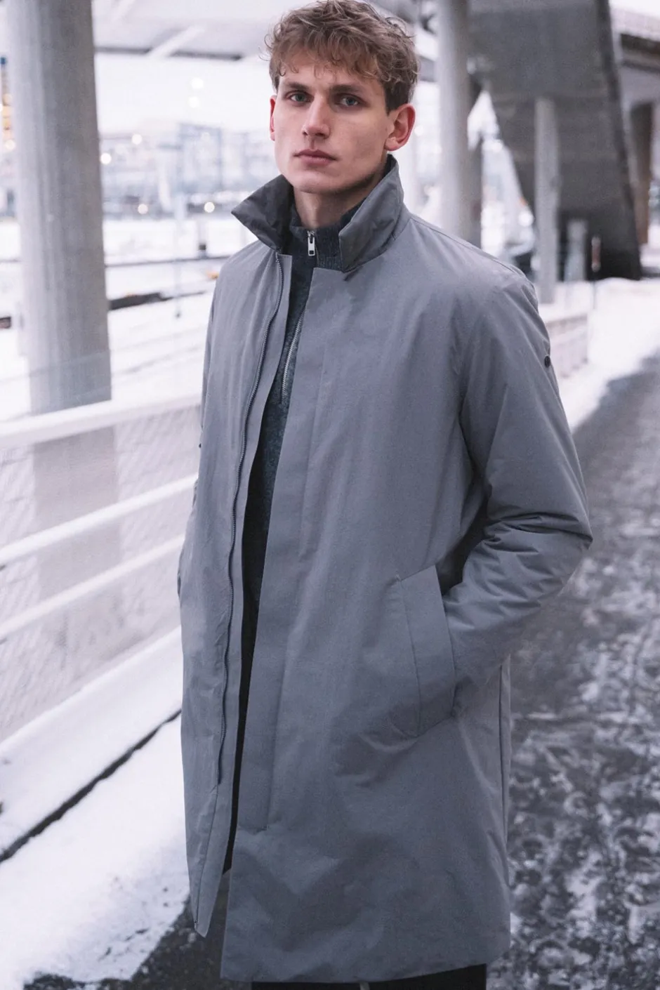 Discount Scandinavian Edition Central Frakke, , XL Cool Grey