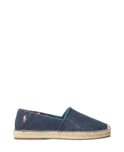 Ralph Lauren Cevia Washed Canvas Espadrille Sko, , 41* Sko