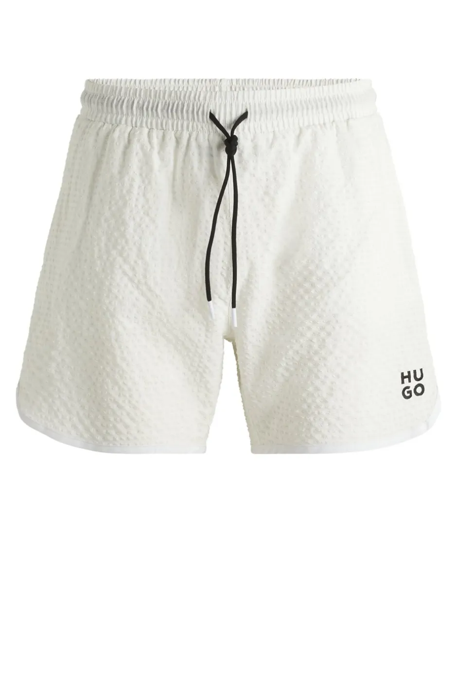 Clearance Hugo Chaffle Badeshorts, , XXL White