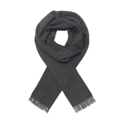 Outlet MJM Charles 42 Wool Mix Halstørklæde, Black