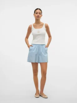 New Vero Moda Charlotte Shorts, , L Airy Blue