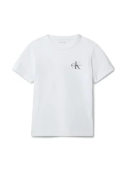 Hot Calvin Klein Chest Monologo T-shirt, , 152 cm Bright White