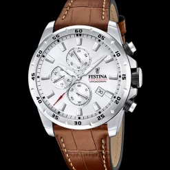 Discount Festina Chronograph 20692 Herreur, , 45 mm Brown
