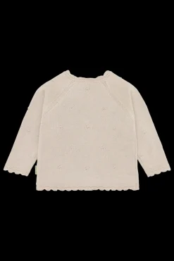 Hust & Claire Cilja Pointelle Cardigan, , 128 cm*Børn Cardigans