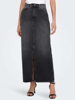 Hot ONLY Cilla Nederdel, , S Washed Denim