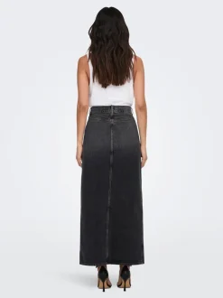 Hot ONLY Cilla Nederdel, , S Washed Denim