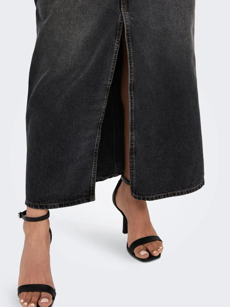 Hot ONLY Cilla Nederdel, , S Washed Denim