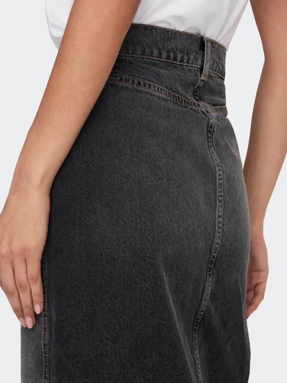 Hot ONLY Cilla Nederdel, , S Washed Denim