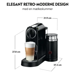 Nespresso Citiz & Milk D123 Kaffemaskine,* Køkken|Køkkenmaskiner