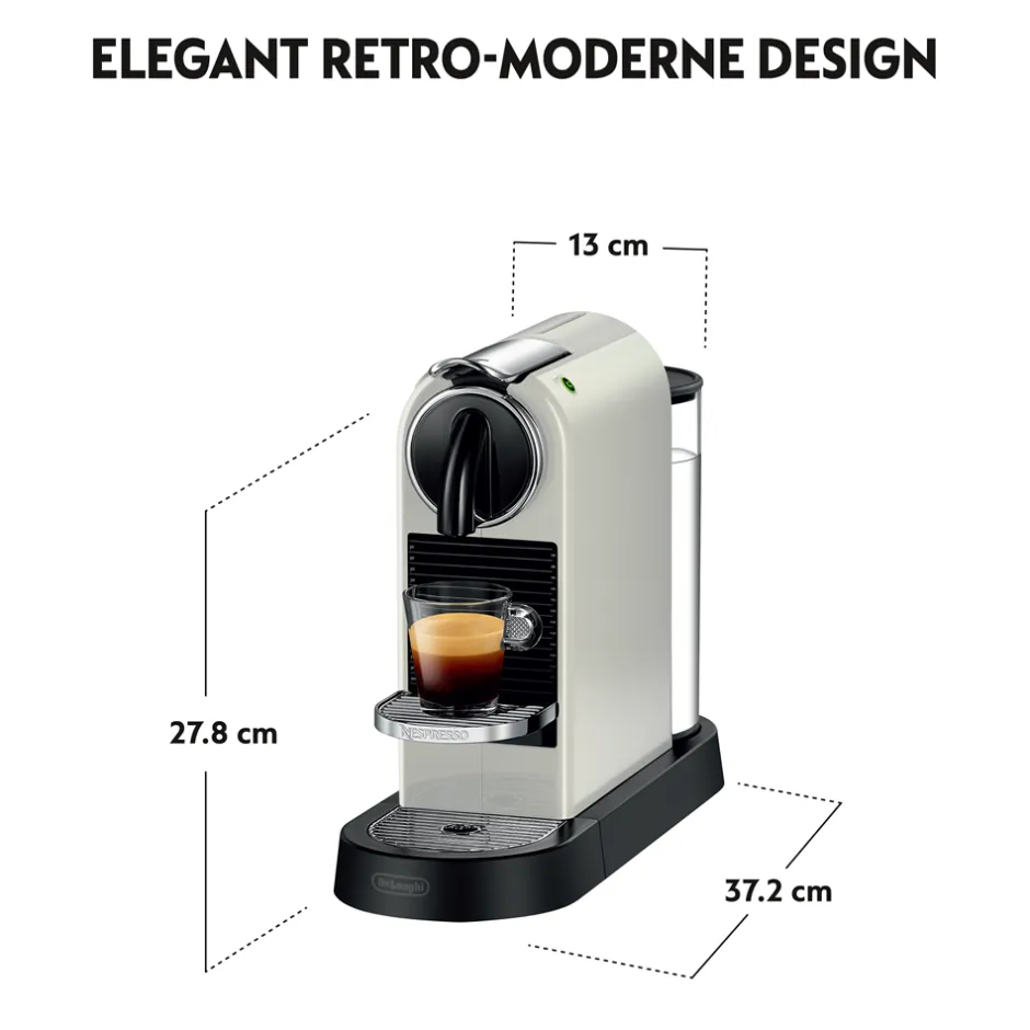 New Nespresso Citiz Kaffemaskine, Hvid