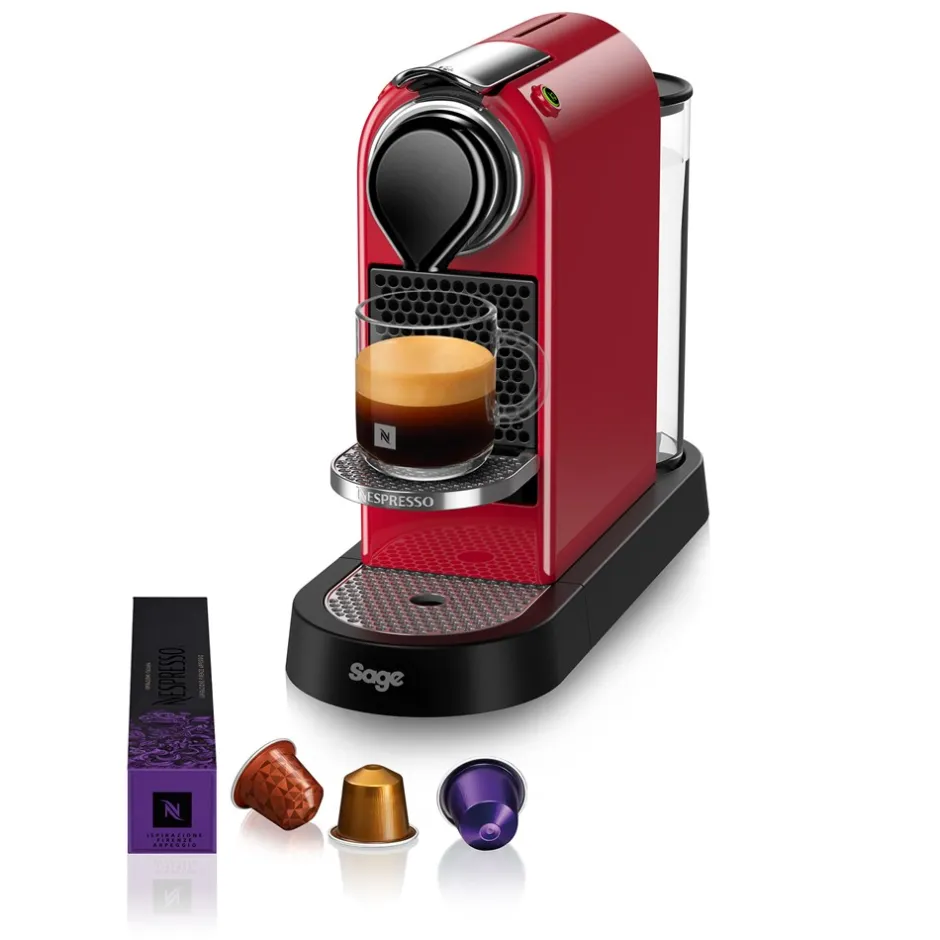 Hot Nespresso CitiZ Kaffemaskine, Red
