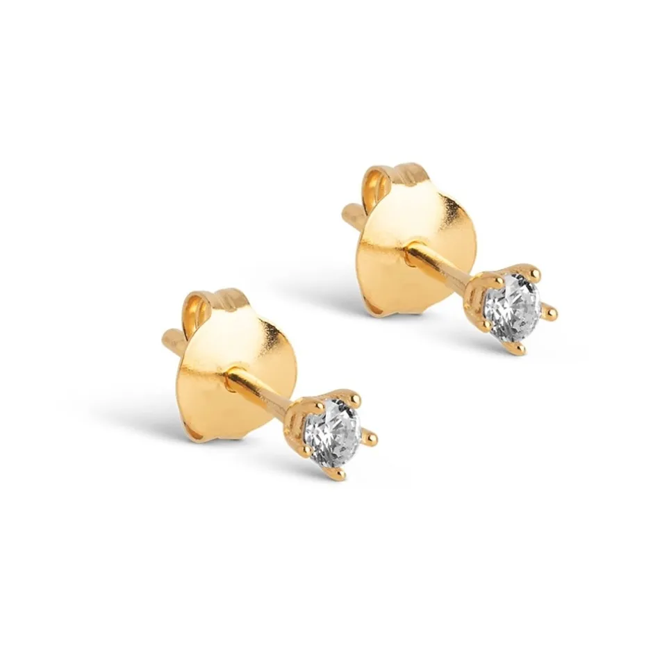 Outlet ENAMEL Copenhagen Clara Øreringe, Gold Plated