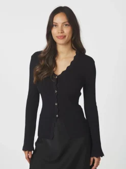 Neo Noir Clara Stitch Knit Bluse, , 38*Dame Strik & Sweatshirts