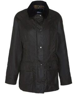 Clearance Barbour Classic Beadnell Wax Jakke, , 38 Olive