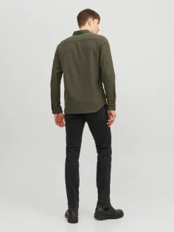 New Jack&Jones Classic Melange Skjorte, , S Rosin