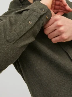 New Jack&Jones Classic Melange Skjorte, , S Rosin
