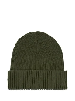 Best Calvin Klein Classic Rib Beanie, , One size Dark Olive