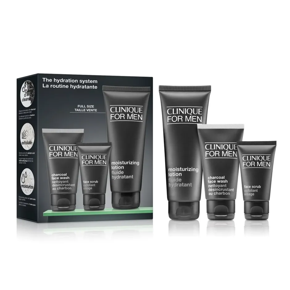 Clinique For Men The Hydration System Gaveæske* Gaveæsker Til Ham|Ansigtspleje