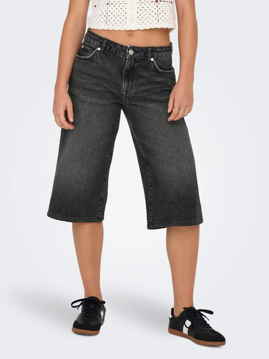 ONLY Cobain Wide Lange Shorts, , M*Dame Shorts
