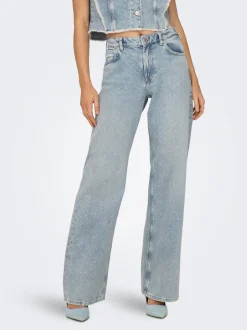 Discount ONLY Cobian Jeans, , W26/L32 Light Blue Denim