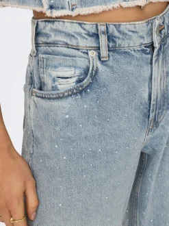 Discount ONLY Cobian Jeans, , W26/L32 Light Blue Denim