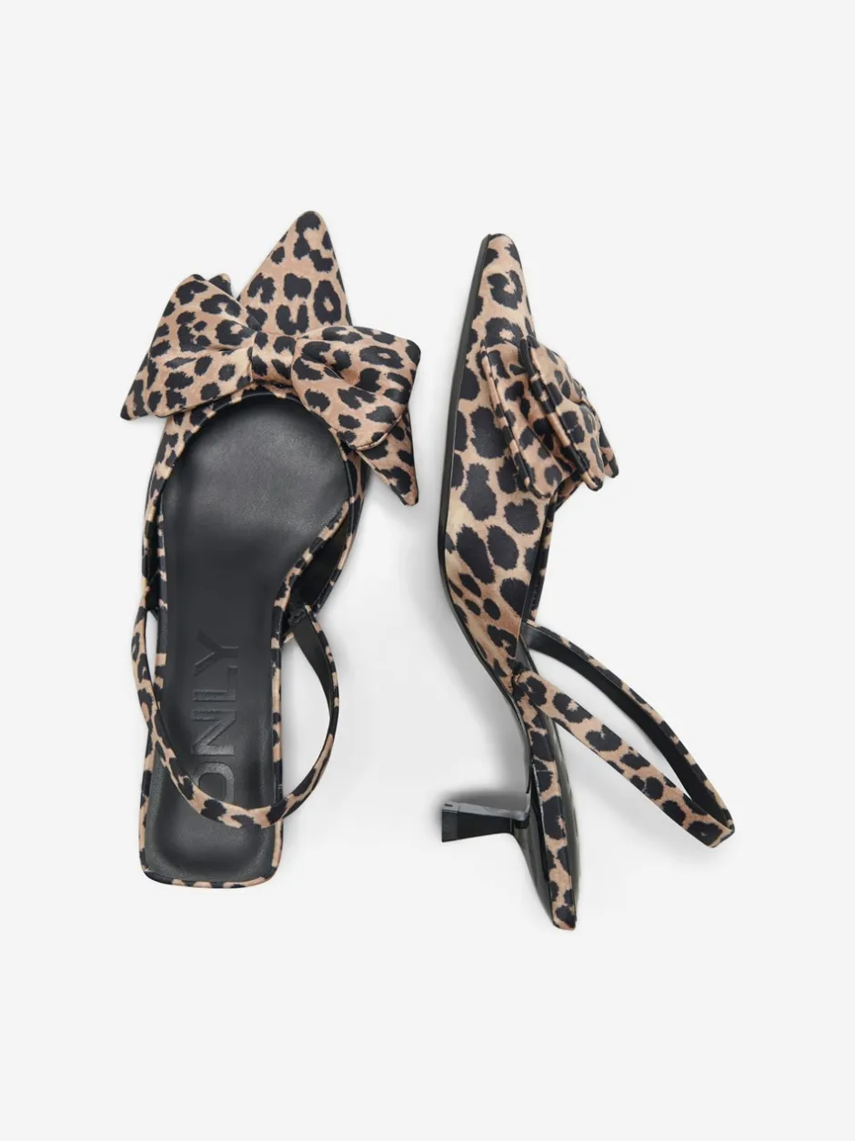 Outlet ONLY Coco-6 Bow Slingback Pumps, , 37 Sand Leo