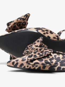 Outlet ONLY Coco-6 Bow Slingback Pumps, , 37 Sand Leo
