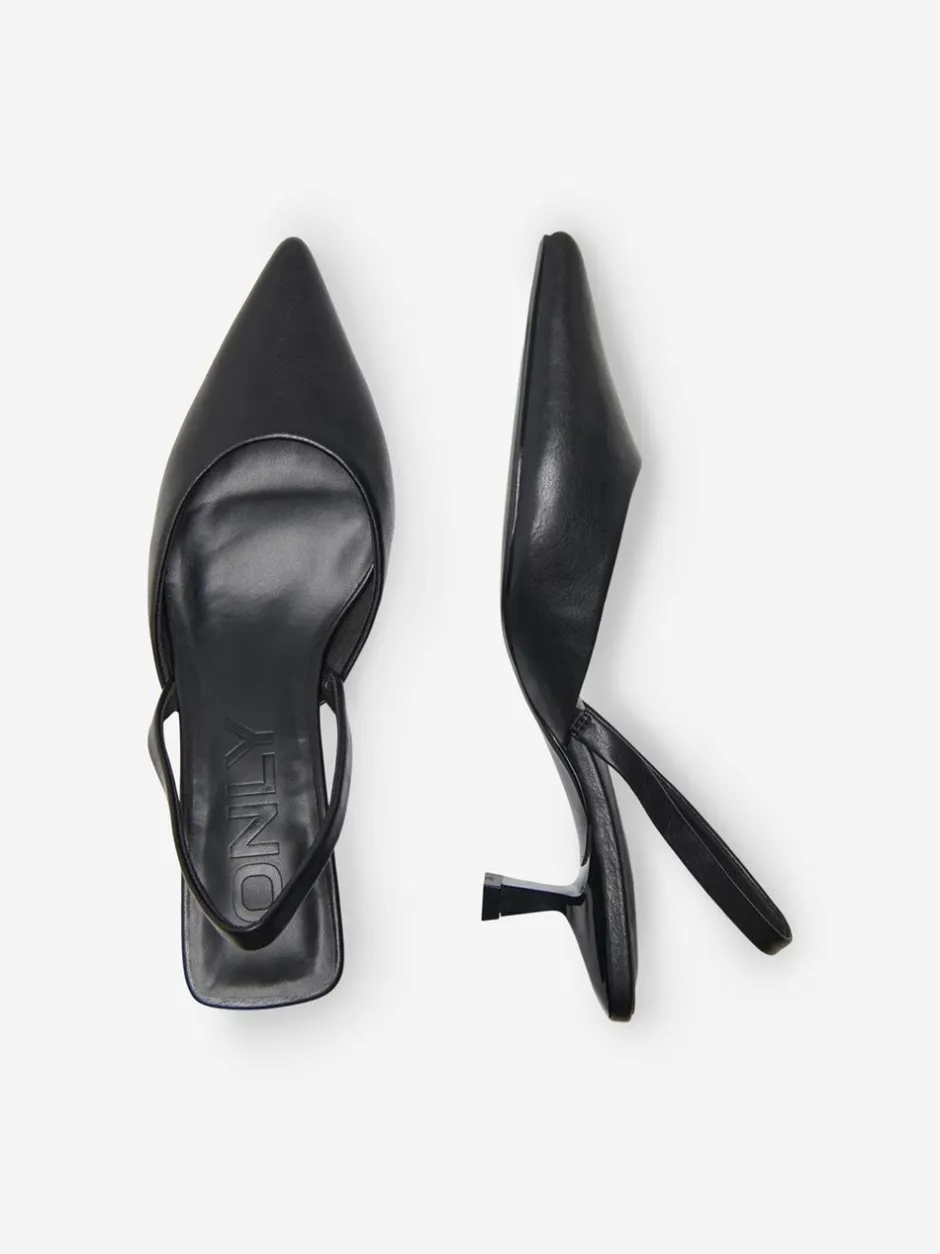 Best ONLY Coco-4 Slingback Højhælede Sko, , 36 Black