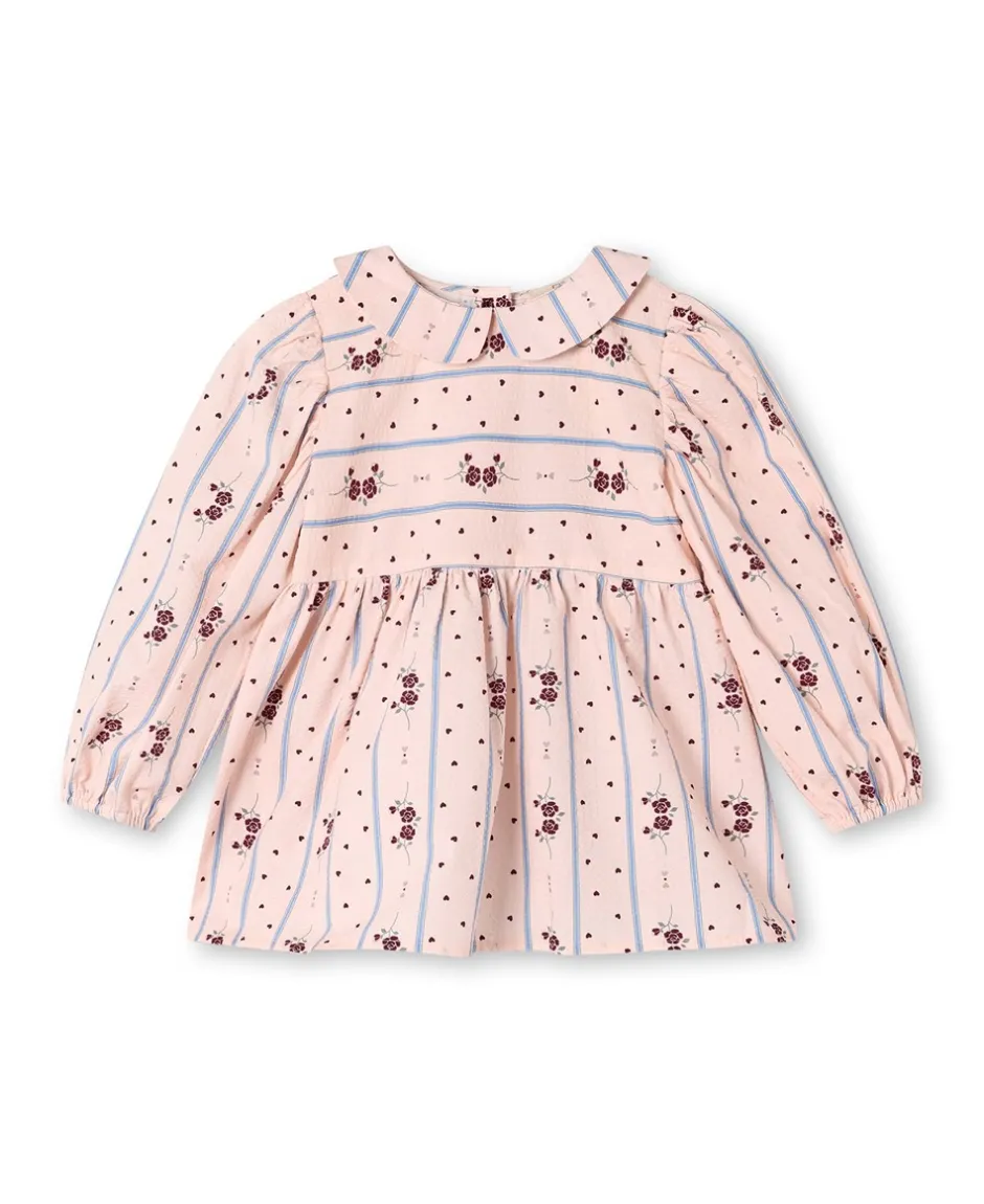 Clearance Fliink Colombe Tunika, , 122 cm Chalk Pink AOP