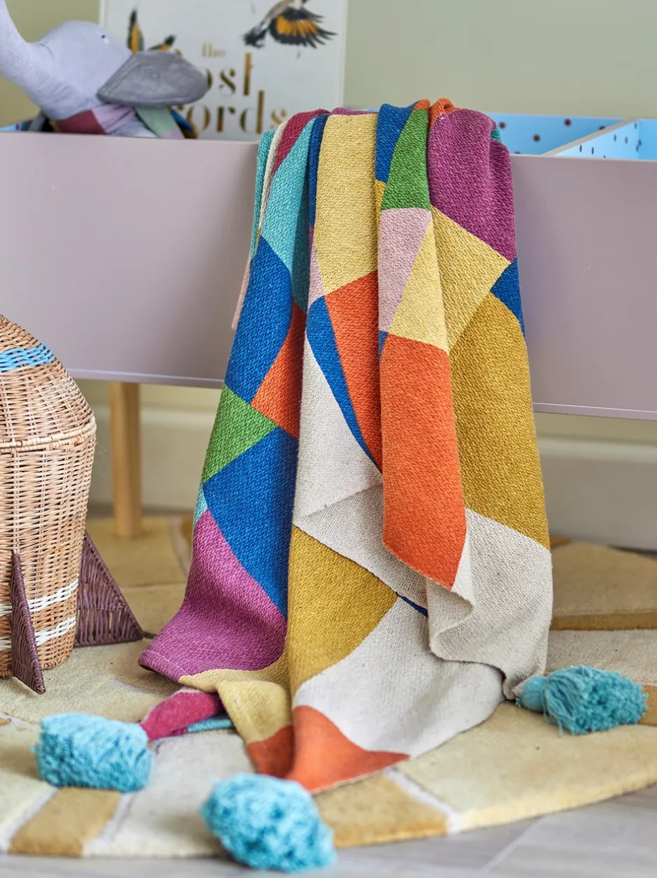 Discount Bloomingville Colorine Plaid, , 130x160 cm Multi