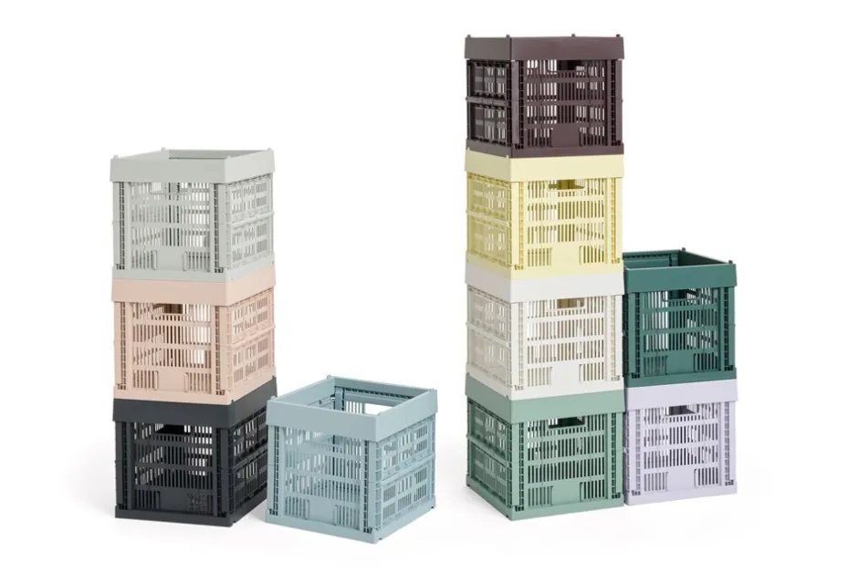 Clearance HAY Colour Crate Cube Kasse, Powder