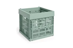 Sale HAY Colour Crate Cube Kasse, Sage Green