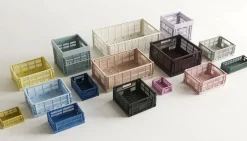 Sale HAY Colour Crate Cube Kasse, Sage Green