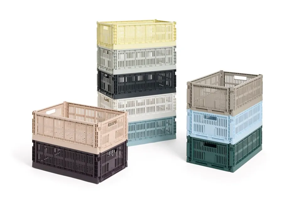 Best HAY Colour Crate Large Kasse, Soft Blue