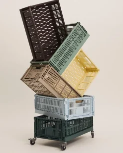 Online HAY Colour Crate Large Kasse, Warm Grey