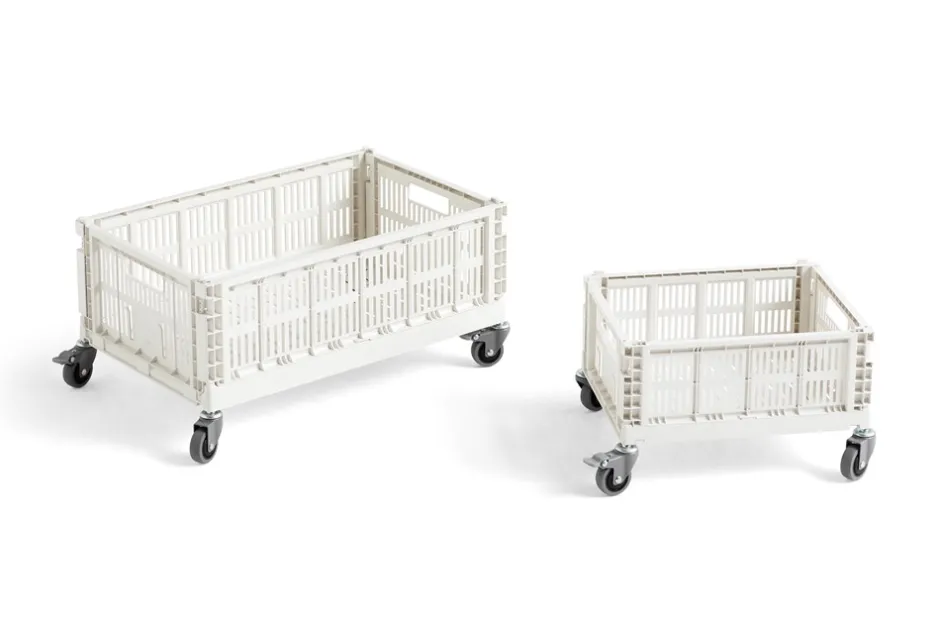 HAY Colour Crate Large 4-pak Hjul* Kurve & Andet Tilbehør