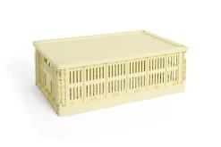 HAY Colour Crate Large Plastiklåg, Light Yellow