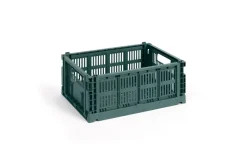 New HAY Colour Crate Medium Kasse, Dark Green