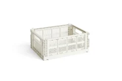HAY Colour Crate Medium Kasse, Off White