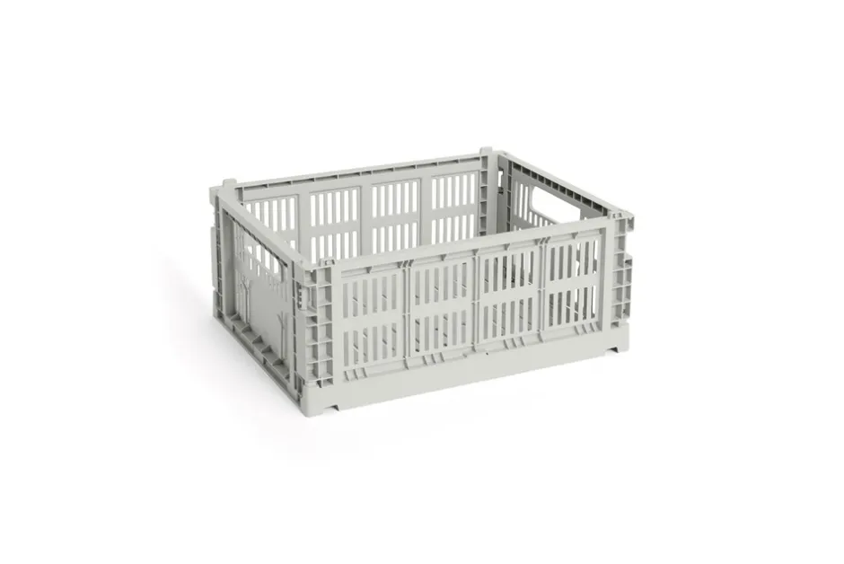 Sale HAY Colour Crate Medium Kasse, Grey