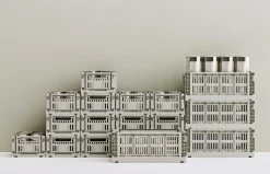 Sale HAY Colour Crate Medium Kasse, Grey