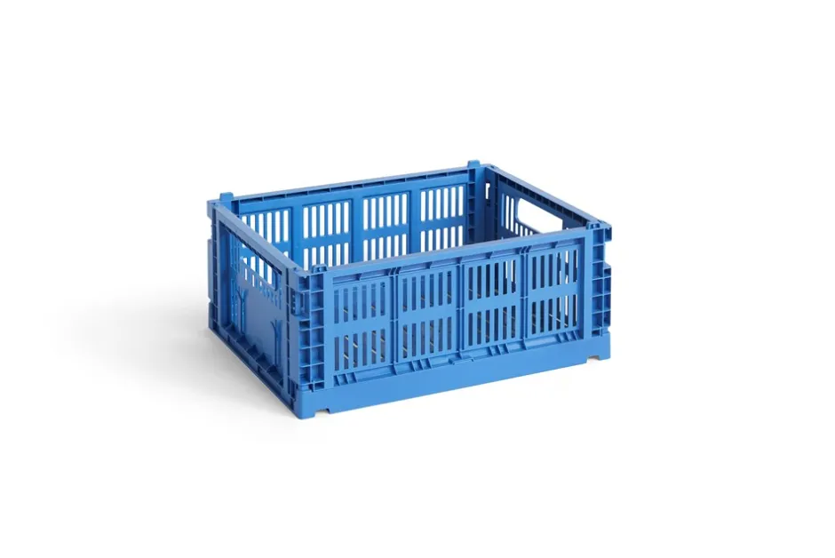 Best HAY Colour Crate Medium Kasse, Electric Blue