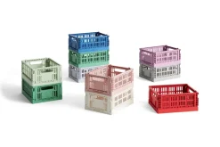 Sale HAY Colour Crate Mini 2-pak Kasse, Mint